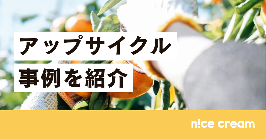 実際のアップサイクル事例を紹介